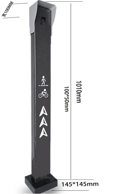 ACS-RD1:เสาเหล็ก เครื่องทาบบัตร / switch