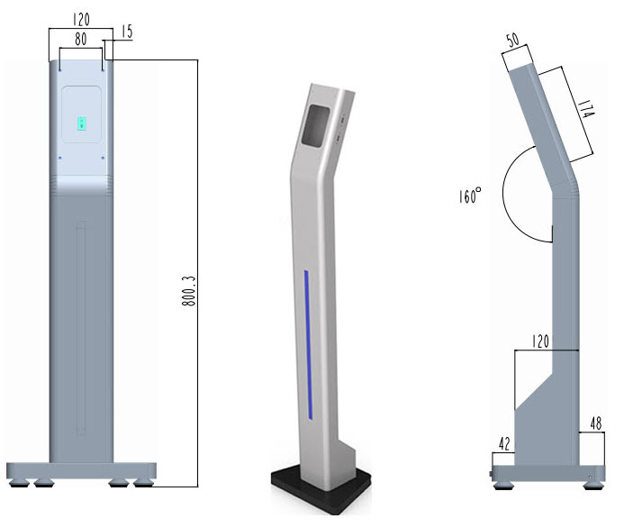 ACS-RD3:เสา Face Recognition scan