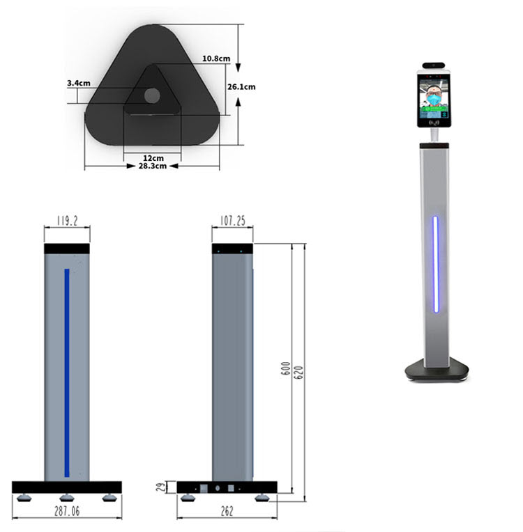 ACS-RD3:เสา Face Recognition scan