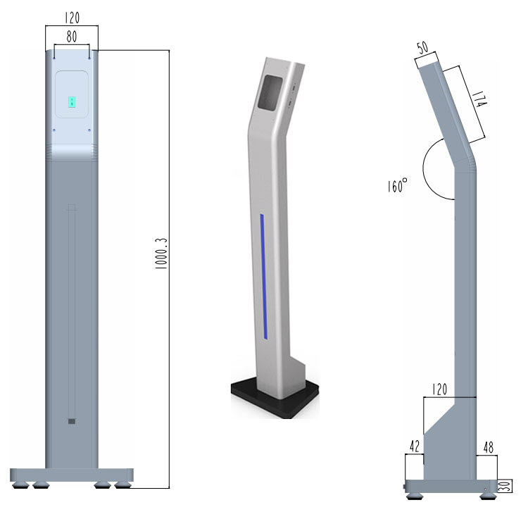 ACS-RD3:เสา Face Recognition scan