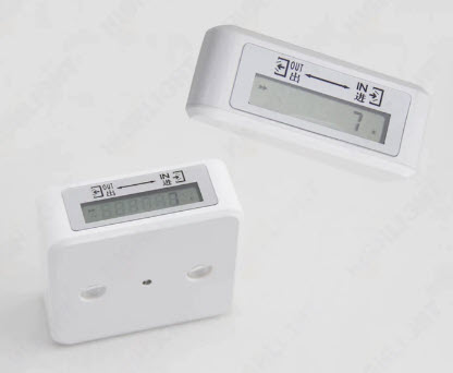 PC-HPC005:เครื่องนับคนติดผนัง แบบนับรวม