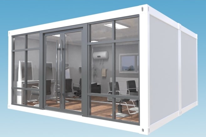 TEH-CH08:ตู้ office กระจกสำหรับ Showroom