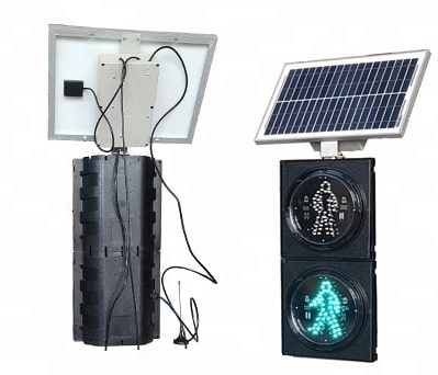 TE-TLPD-PK1-WSL:ไฟข้ามถนน No.1 +Wireless Solar