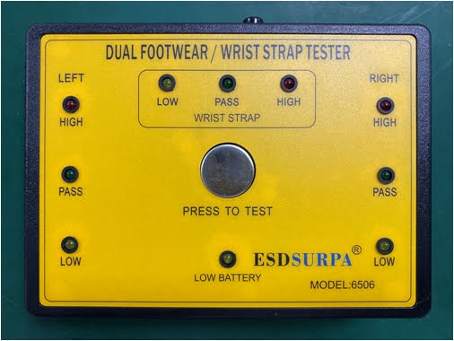 TS-ESD01:ESD Tester(Wrist+Shoes)