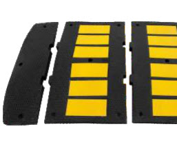 TE-JSD-006:Rubber Speed Hump ยางชะลอความเร็วรถ แบบเตี้ย