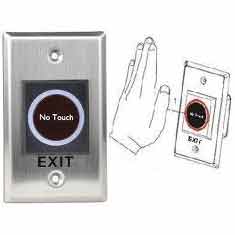 touch Switch สวิตช์ไร้สัมผัส รูปสี่เหลี่ยมผืนผ้า Touchless Hygiene