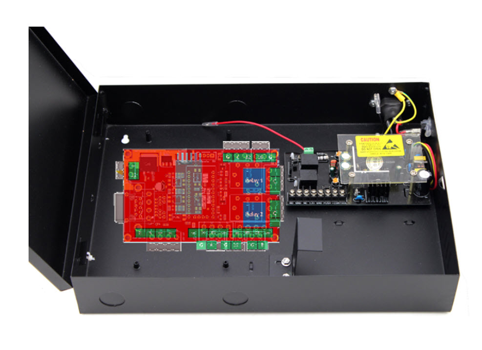 บอร์ดควบคุมไม้กั้นรถ TCP/IP Dpark Controller 1-Door Wiegand
