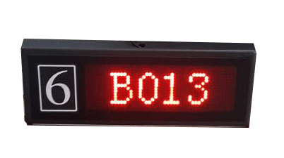 QS-DP02:จอแสดงผลคิว แบบ Matrix+Wifi  Queue Display 