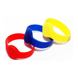 RFID Wristband สายข้อมือ 125kHz EM IP67 ซิลิโคน Adjustable