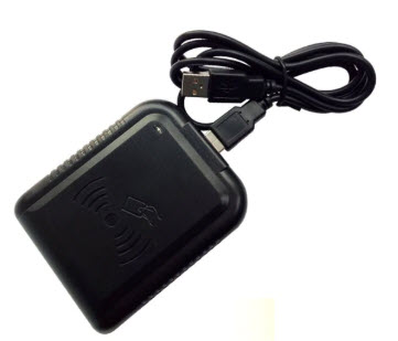 เครื่องอ่านบัตร Mifare 13.56MHz USB Desktop Reader Plug & Play