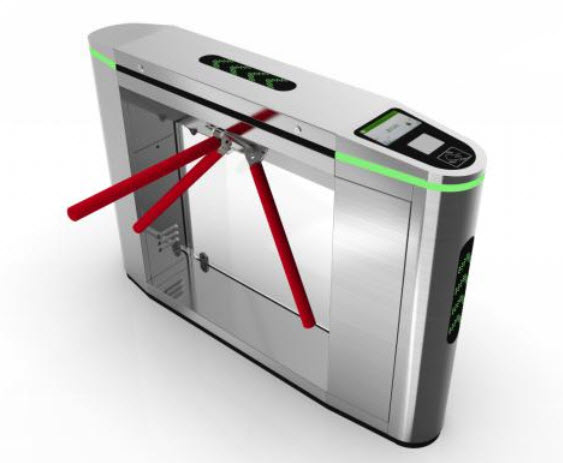 TS-B770E:เครื่องกั้นสามขา Tripod turnstile (ไฟฟ้า)