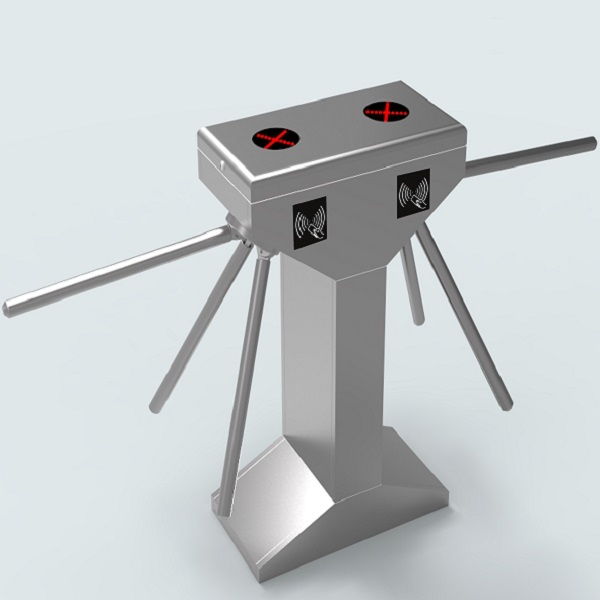 TS-MP04E:เครื่องกั้นสามขาสแตนเลส Tripod turnstile (ไฟฟ้า)