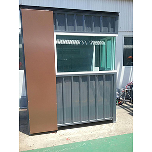 ป้อมยามสำเร็จรูป Guard Booth GB05+ห้องน้ำ ขนาด 3.0x2.0 ม.