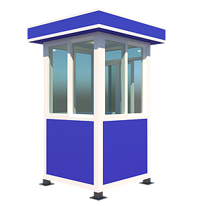 ป้อมยามสำเร็จรูป Guard Booth GB12 ขนาด 1.2x1.2 ม.