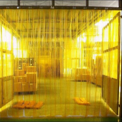 ม่านริ้ว PVC Strip Curtain ป้องกันลม-ฝุ่น