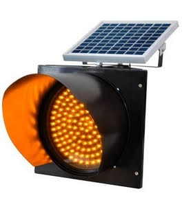 TE-TLSTL300-1:ไฟกระพริบโซล่าเซลล์ 300mm