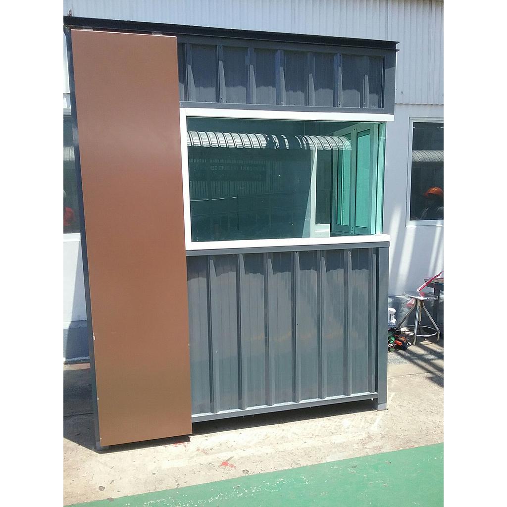 ป้อมยามสำเร็จรูป Guard Booth GB05 ขนาด 1.5x2.0 ม.