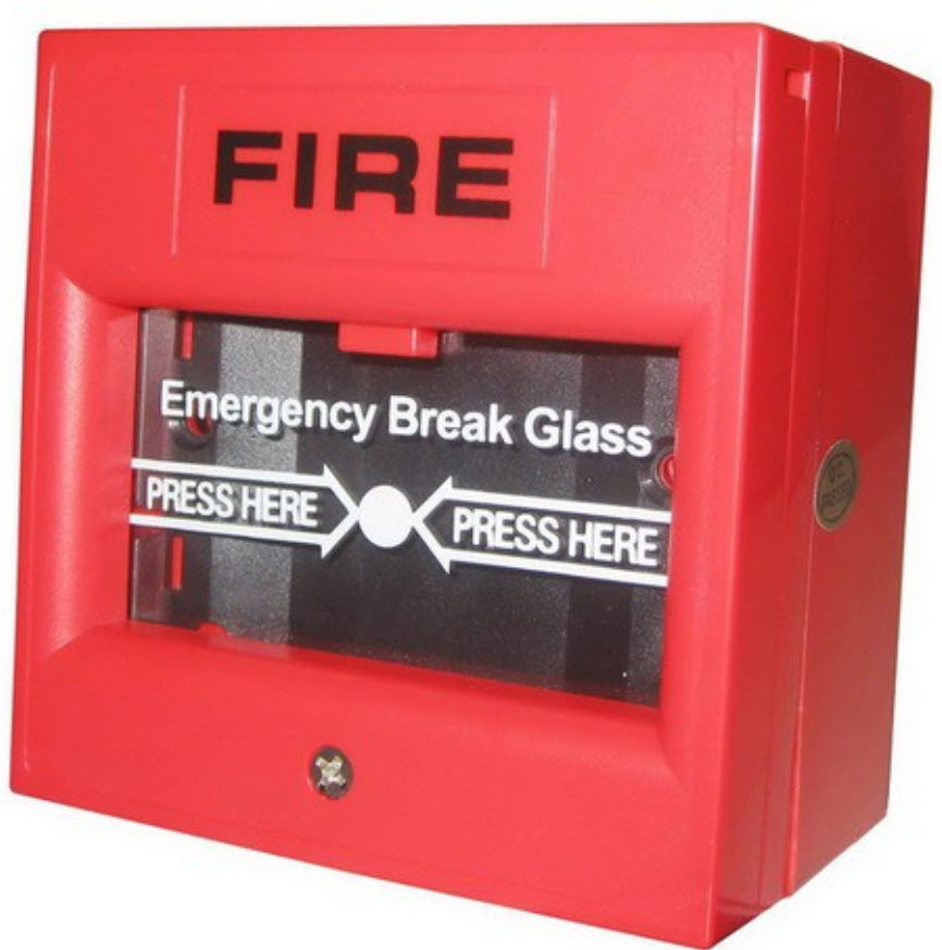 สวิตช์กดฉุกเฉิน FIRE Break Glass NO/NC ทางออกฉุกเฉิน
