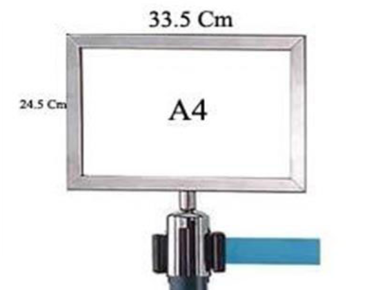 TE-CT-005:ป้ายหัวเสากั้นทางเดิน