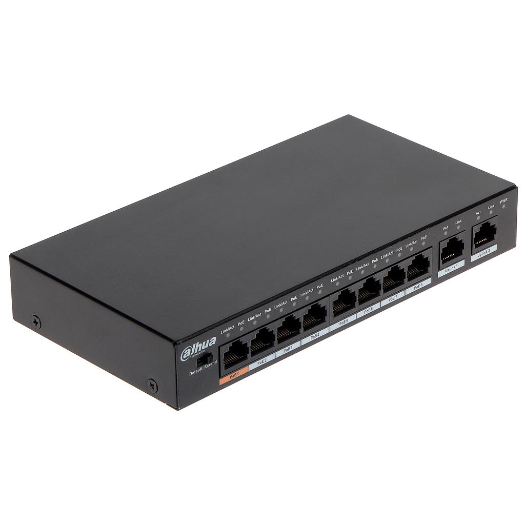 IT-SW05:DAHUA 8PoE+2 | AI-DH-PFS3010-8ET-96