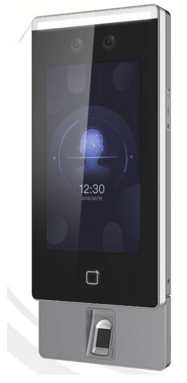 Face Recognition + Card + Fingerprint 3-in-1 AI Visible Light