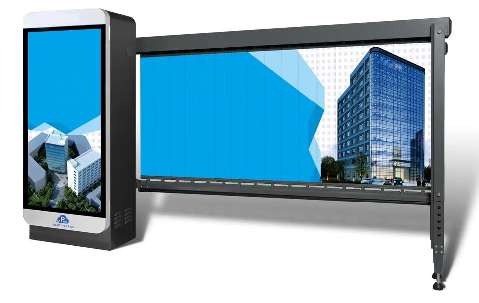 CP-CD400:ไม้กั้นรถยนต์ Gate Barrier แบบมีโฆษณา