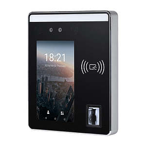 เครื่องแสกนใบหน้า Face Recognition+Finger+RFID เปิดประตู
