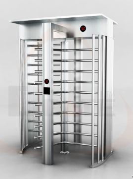 TS-FH10:ประตูหมุนกั้นคน Full Height Turnstile
