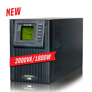 UPS 2KVA 1200W Battery Backup ระบบเรียกคิว 30-60min Backup