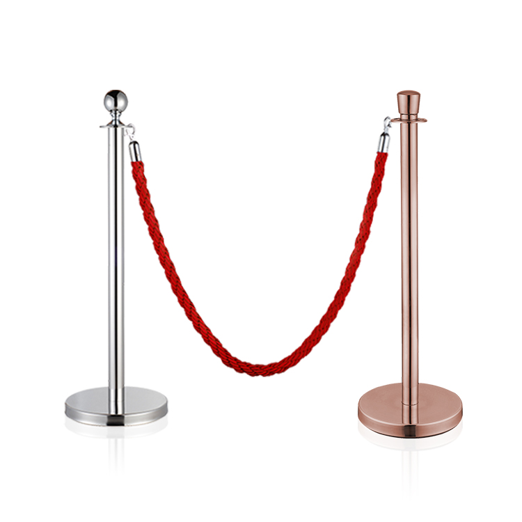 TE-CT-002:เสากั้นทางเดิน แบบเชือกคล้อง