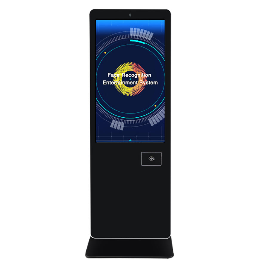 Face Recognition 42" Mega Display Lobby Touch Attendance + Door