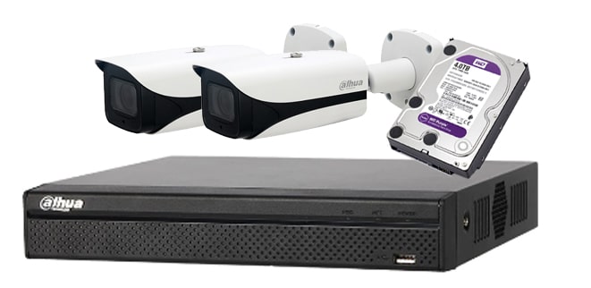 กล้อง IP Visitor 2-Channel 4MP PoE HDD 1TB DMSS Mobile