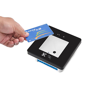 เครื่องอ่าน QR + RFID 2-in-1 Mobile Banking + Card Access Control