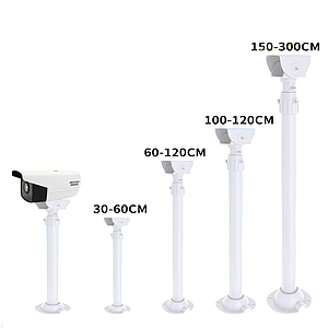 เสากล้อง CCTV ขายึดกล้องตั้งพื้น ปรับระดับได้