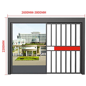 ประตูบานเลื่อน auto Slide gate ทางเข้าออก