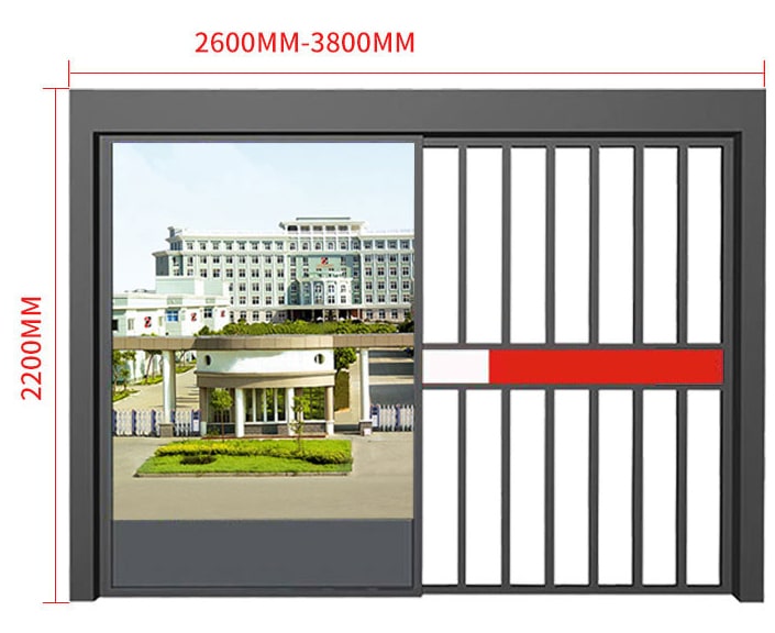ประตูบานเลื่อน auto Slide gate ทางเข้าออก