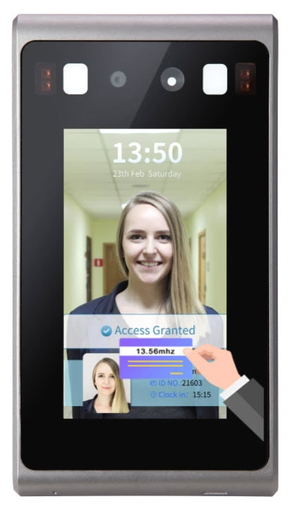 Face Recognition ลงเวลา + เปิดประตู Multi-mode Verification