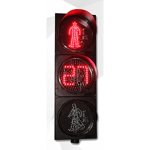 ไฟรูปคนข้ามถนน+counter
