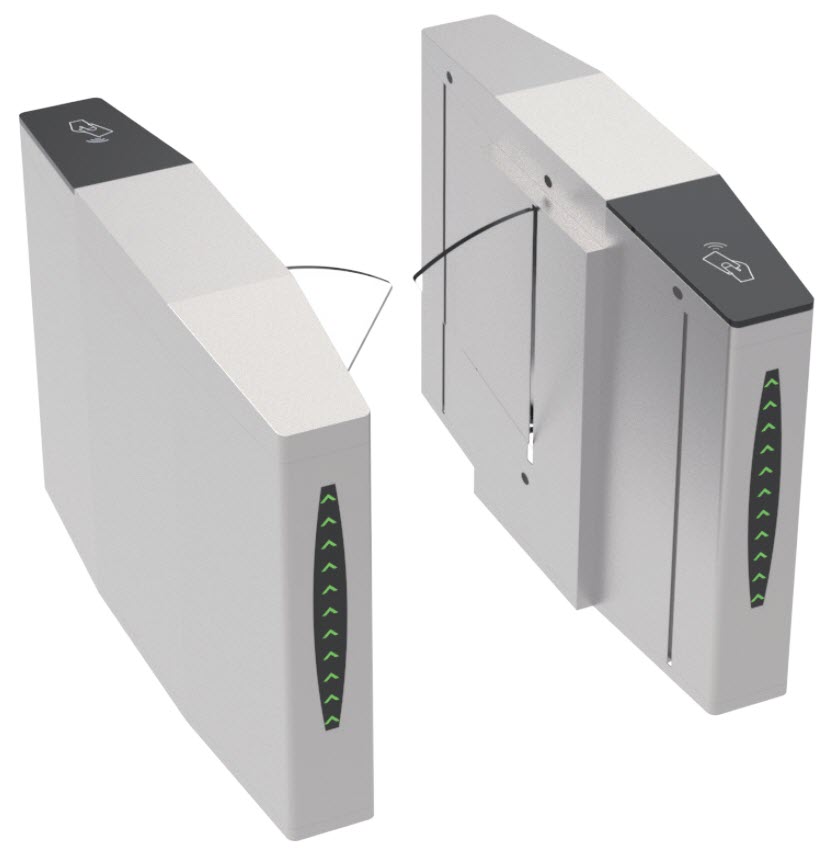 TS-TD86:ประตูปีกผีเสื้อ Flap Barrier