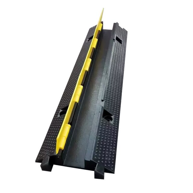 TE-JSD-017G:ยางร้อยสายไฟ ยางป้องกันสายไฟ 1 ช่อง Rubber Cable Protector 1CH