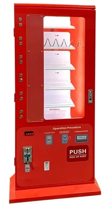 เครื่องขายน้ำยาซักฟอก ปรับผ้านุ่ม Vending machine