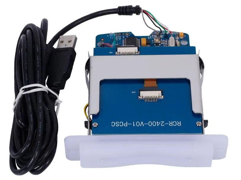 เครื่องอ่านบัตรประชาชน Smart Card แบบUSB สำหรับฝังผนัง