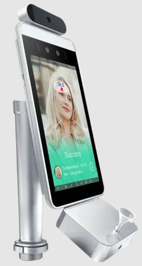 Face + Temp + Alcohol Detection 8" Display Android 11 50,000 Faces