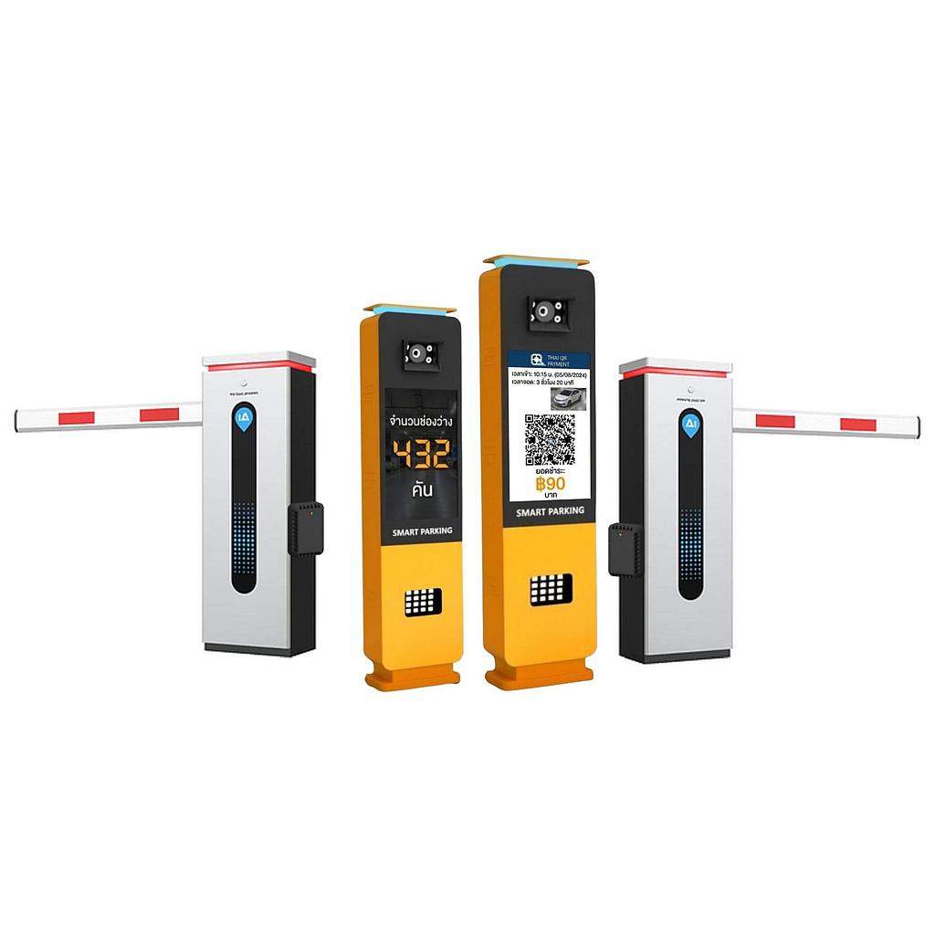 CP-PK-LPR03-OL:ระบบลานจอด อ่านป้ายทะเบียน คิดเงิน ไม่มีคน Unmanned Online