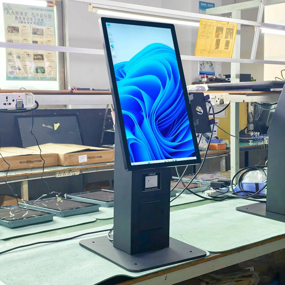 KDS-027 ตู้สั่งอาหารด้วยตนเอง Self Order Kiosk ตั้งโต๊ะ 23.6 นิ้ว