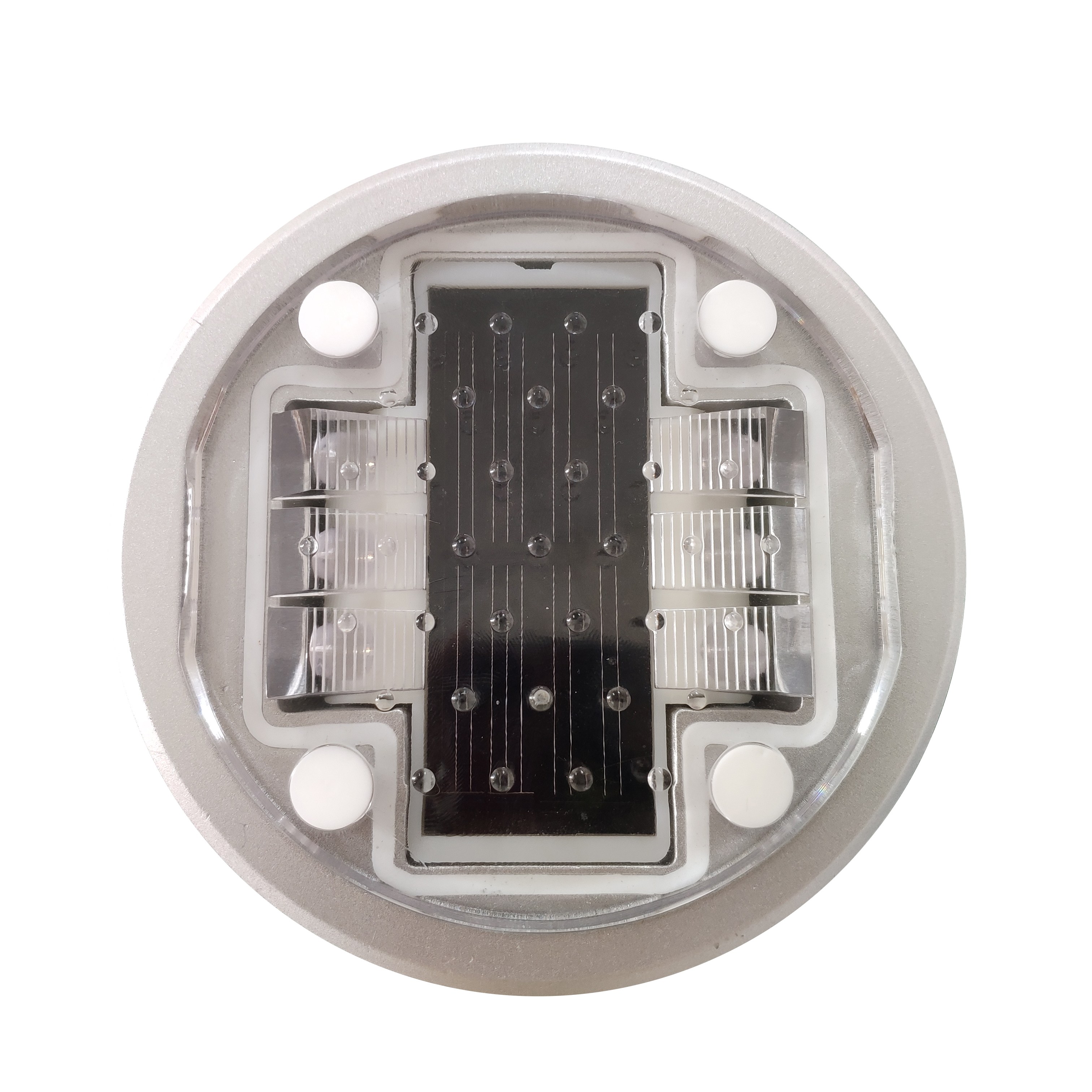 หมุดถนนโซล่าเซลล์ แบบฝังพื้น Embedded Solar Road Stud